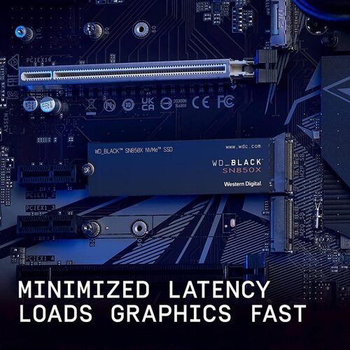 M.2 2280 SSD 1TB Western Digital WD Black SN850X NVMe WDS100T2X0E.