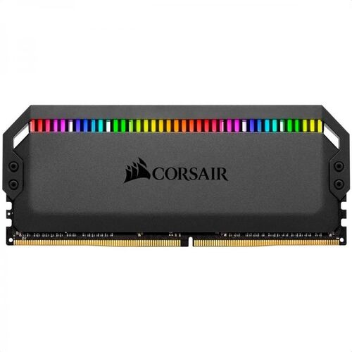 Memorias Ram DDR4 Corsair Dominator Platinum RGB 3200MHz 16GB PC4-25600 Kit 2x8 Negras CMT16GX4M2C3200C16.