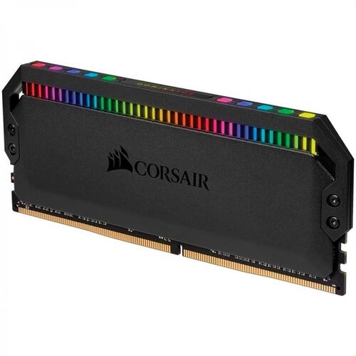 Memorias Ram DDR4 Corsair Dominator Platinum RGB 3200MHz 16GB PC4-25600 Kit 2x8 Negras CMT16GX4M2C3200C16.