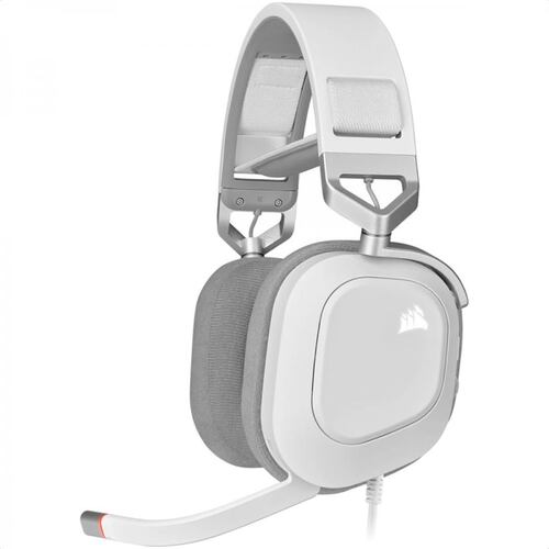Diadema Corsair HS80 RGB USB Surround 7.1 Dolby Gaming Blanca CA-9011238-NA.