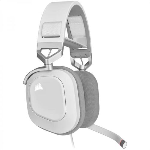 Diadema Corsair HS80 RGB USB Surround 7.1 Dolby Gaming Blanca CA-9011238-NA.