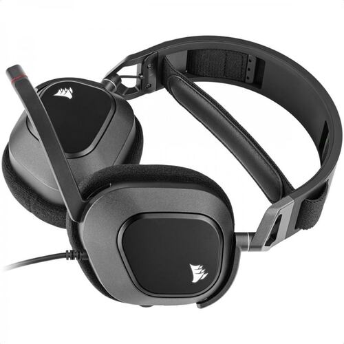 Diadema Corsair HS80 RGB USB Surround 7.1 Dolby Gaming Carbon CA-9011237-NA.
