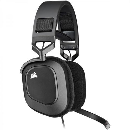 Diadema Corsair HS80 RGB USB Surround 7.1 Dolby Gaming Carbon CA-9011237-NA.