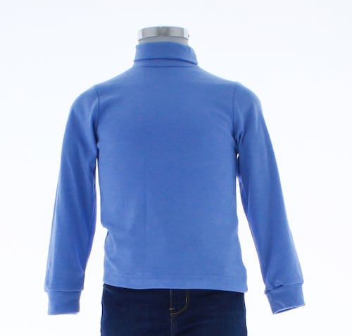 Playera Niña Cuello de Tortuga Azul Plumbago 3501 2 a 16 Años.