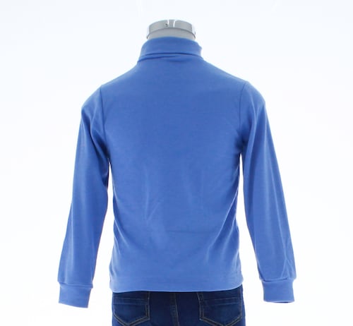 Playera Niña Cuello de Tortuga Azul Plumbago 3501 2 a 16 Años.