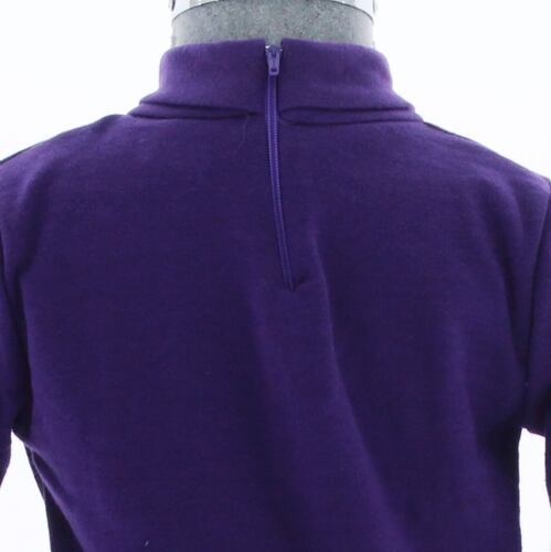 Playera Niña Bebé Cuello de Tortuga Color Morado 3504 2 a 16 Años.