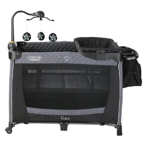 Cuna Corral de Lujo para Bebe Galy Infanti Negro