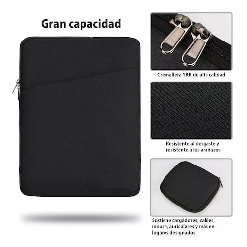 Maletin Funda Para Laptop 14-15.6 Pulgadas Bolsa Impermeable Negro