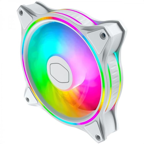 Ventilador Cooler Master 120mm MasterFan MF120 HALO WHITE RGB MFL-B2DW-18NPA-R1.