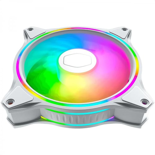 Ventilador Cooler Master 120mm MasterFan MF120 HALO WHITE RGB MFL-B2DW-18NPA-R1.