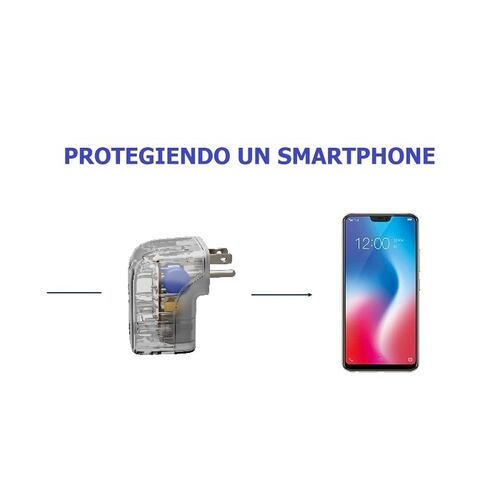Supresor Picos Eléctricos Protector Rayo Iclamper Pocket Fit Transparente