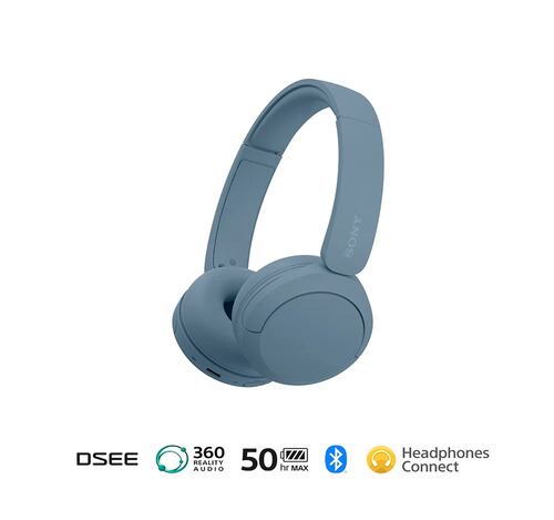 Audífonos Bluetooth de Diadema Sony WH-CH510/AZUL