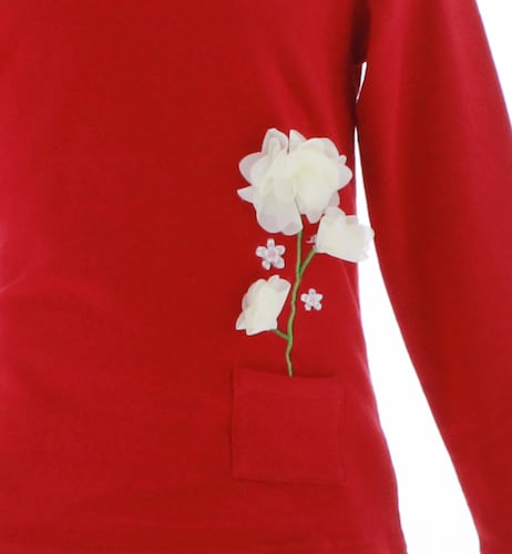 Playera Para Niña Color Rojo Lisa Blusa 3512 1 A 16 Años.