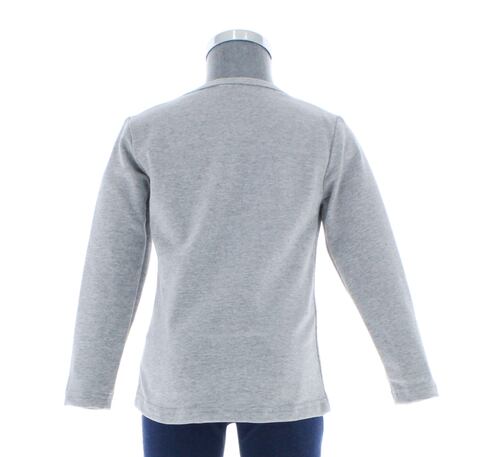 Playera Para Niña Color Gris Blusa Mariposa 3513 1 A 16 Años.