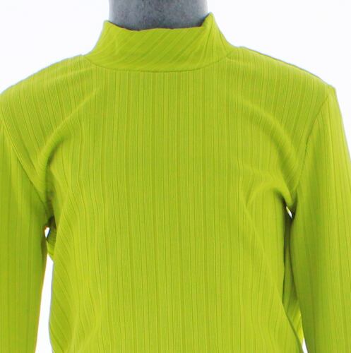 Blusa Niña Color Verde Lisa Cuello Alto 3517 2 A 16 Años