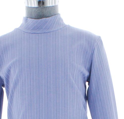Blusa Niña Color Lila Lisa Cuello Alto 3519 2 A 16 Años.