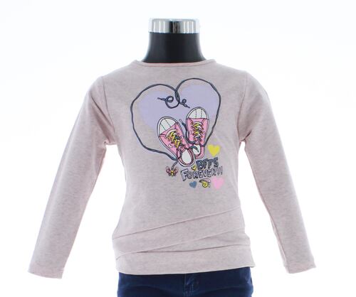 Playera Para Niña Color Rosa Blusa 3526 1 A 16 Años.