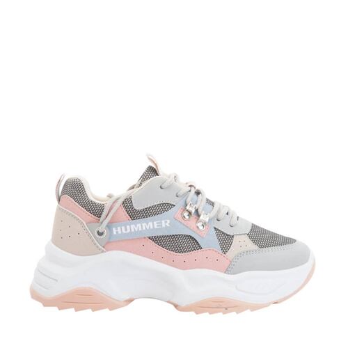 Tenis urbano Chunky de Hummer para mujer, color gris, mod. 1025420