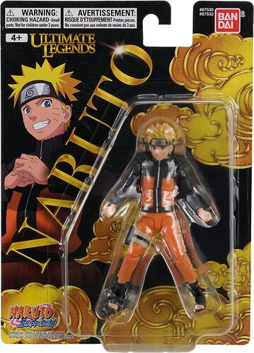 Naruto Uzumaki Ultimate Legends Naruto Shippuden Wave 1 Figura Articulada 5" Original Bandai
