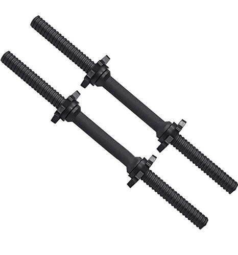 Pesas Set Pesas 100 lbs Discos Barra Recta Mancuernas Gym Negro Centurfit