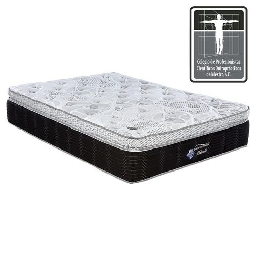 Juego De Box Y Colchon Helsinki Spring Air - Queen Size.