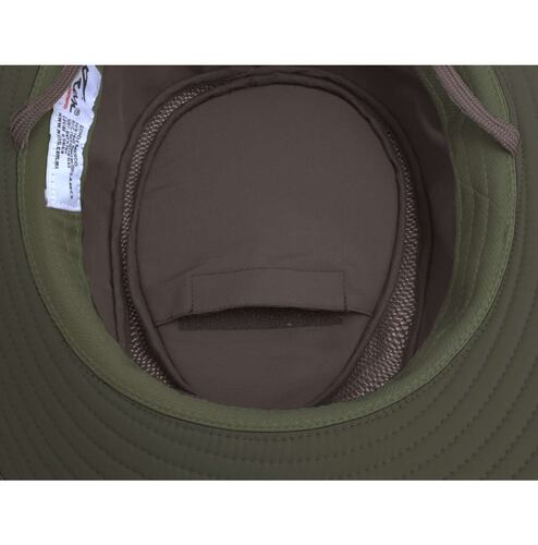 Sombrero Para Sol Con Protección Upf+50 Y Bolsa Oculta café.