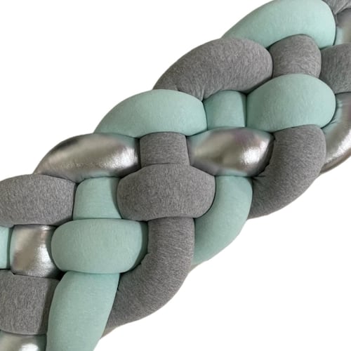 Protector de  Cuna 4 mts 5 tubos Bebe Decoracion Bumper