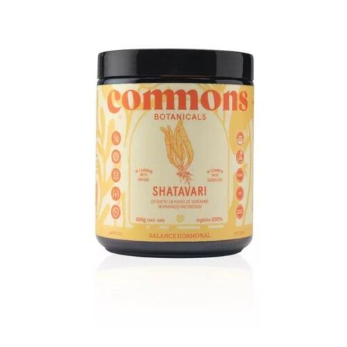 Shatavari Adaptógeno 100g Commons Polvo 100% Orgánico 