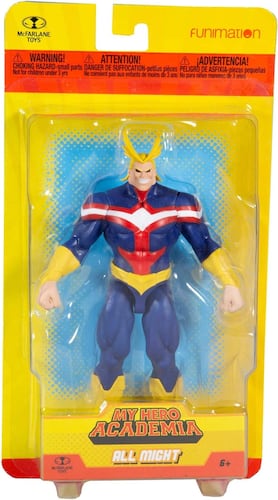 ALL MIGHT MY HERO ACADEMIA FIGURA MCFARLANE FIGURA DE ACCIÓN DE 5 PULGADAS