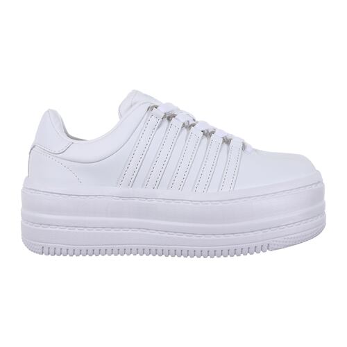 Tenis Blancos Classic Plataforma k-swiss Para Mujer