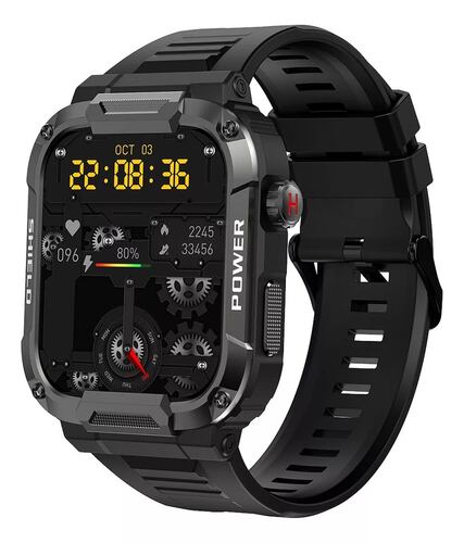Smartwatch Mk66 Rough Bp Hr Spo2 FRALUGIO.
