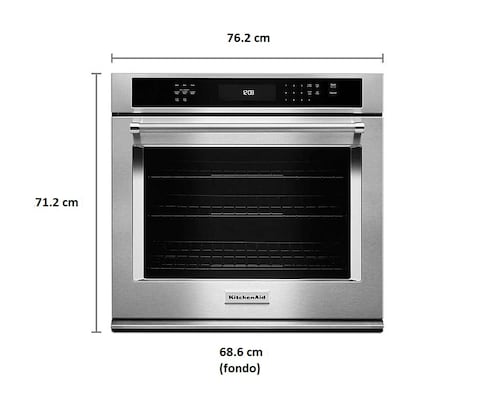 Horno Eléctrico Empotre KitchenAid KOSE500ESS 76 cm Acero Inoxidable