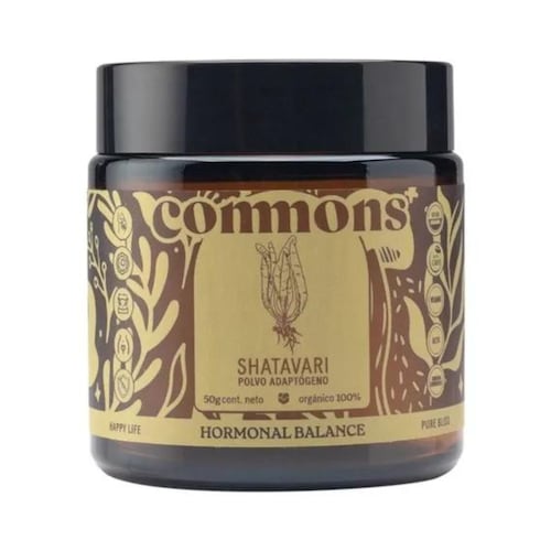 Shatavari Adaptógeno 50g Commons Polvo 100% Orgánico 