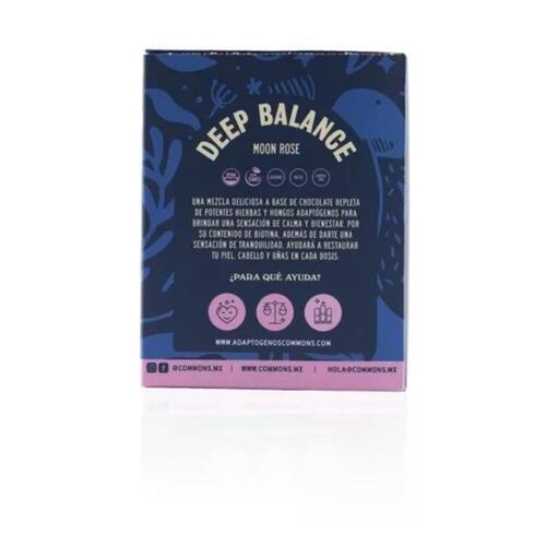 Moon Rose 96g Blend Calm Adaptógeno Commons Polvo Orgánico