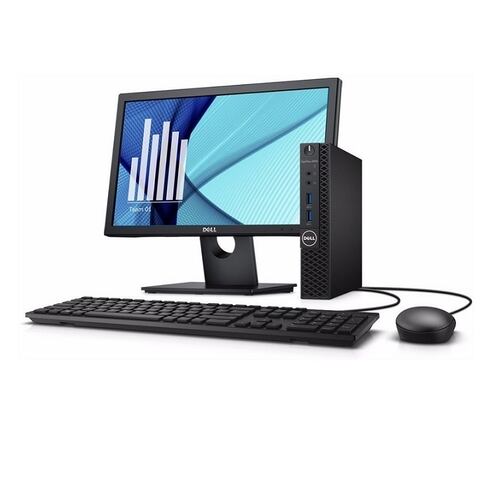 PC DELL OptiPlex 7060 MINI Intel Core i5-8a - 8GB RAM - 256GB SSD - MONITOR 19", EQUIPO CLASE A, REACONDICIONADO.
