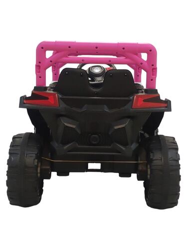 Montable Electrico Control Remoto 5KM/H Musica 12V Luz y Sonido  - Rosa