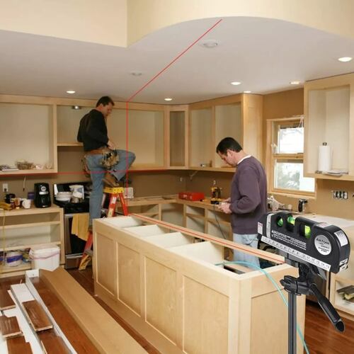 Nivel Laser Nivel Burbuja 3 Modos Flexometro De 5m