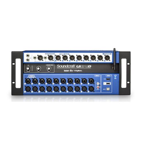 Mezcladora digital SOUNDCRAFT ui24r 24 canales,usb c/control inalámbrico .