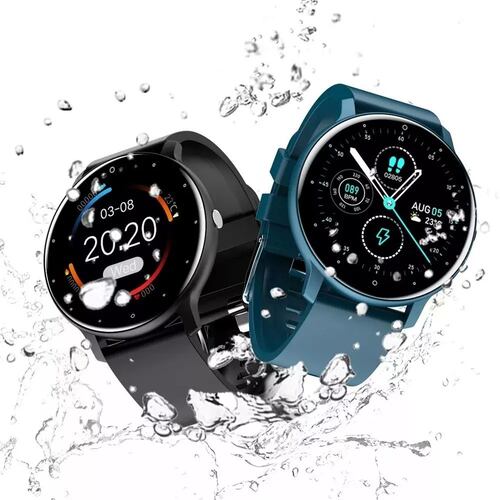 Reloj Inteligente Bluetooth Smartwatch Zl02 Impermeable Negro.