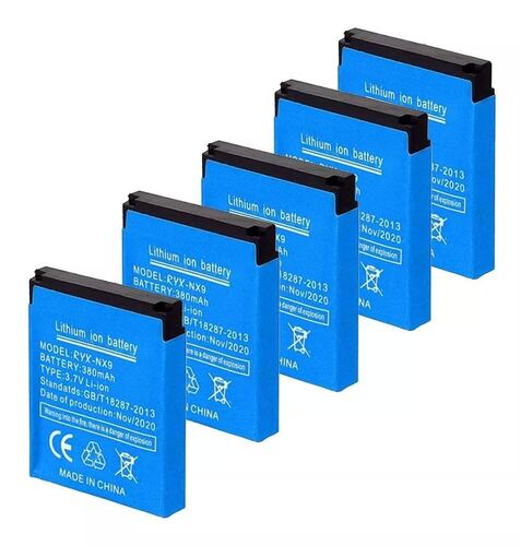 Batería Para Smartwatch Pila Paquete de 5 para Dz09 Q18 A1 Gt08 V8.