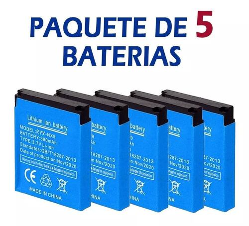 Batería Para Smartwatch Pila Paquete de 5 para Dz09 Q18 A1 Gt08 V8.