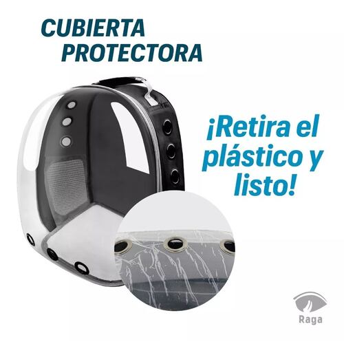 Mochila Back Pack Transportadora Gato Perro Mascota Pequeña negro