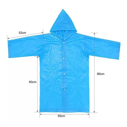 Impermeable Portátil Para Exteriores Para Niños, 2 Unidades.