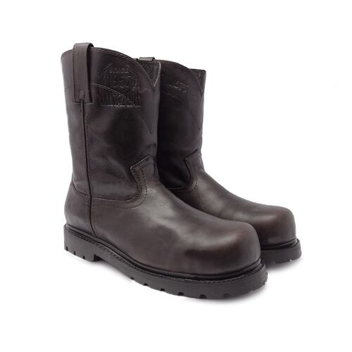 Bota Industrial De Seguridad Salvatore En Piel Vacuno Goodyear Welt.