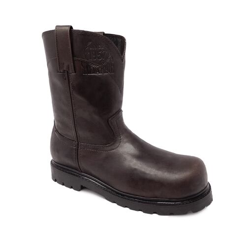 Bota Industrial De Seguridad Salvatore En Piel Vacuno Goodyear Welt.