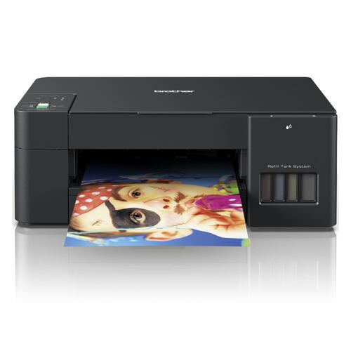 Impresora Multifuncional Brother InkBenefit Tank DCP-T220 con Sistema de Tinta Continua, Color, Cama Carta.