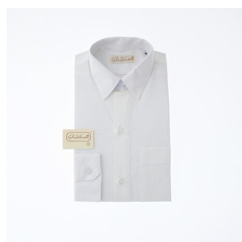 Camisa De Vestir Niño Color Blanco Manga Larga 3530 2 A 18 Años