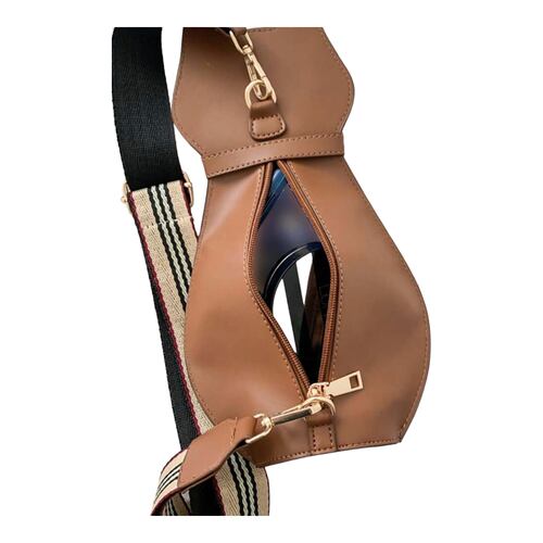 Bolso Bandolera Mini Bolso Hombro Diseño Gato Negro 30x4 Cm.