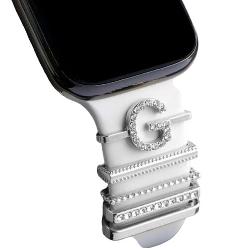Charms Para Correa Compatible Con Apple Watch Inicial.