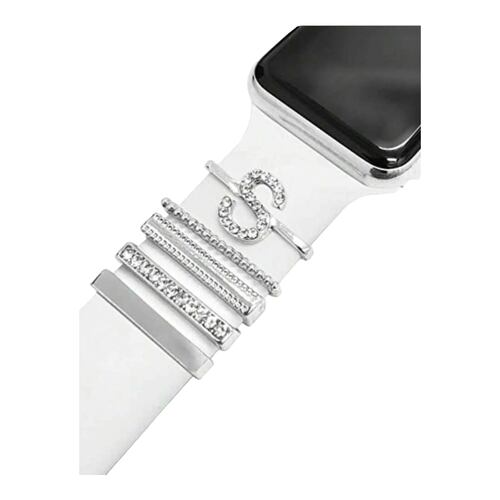 Charms Para Correa Compatible Con Apple Watch Inicial.